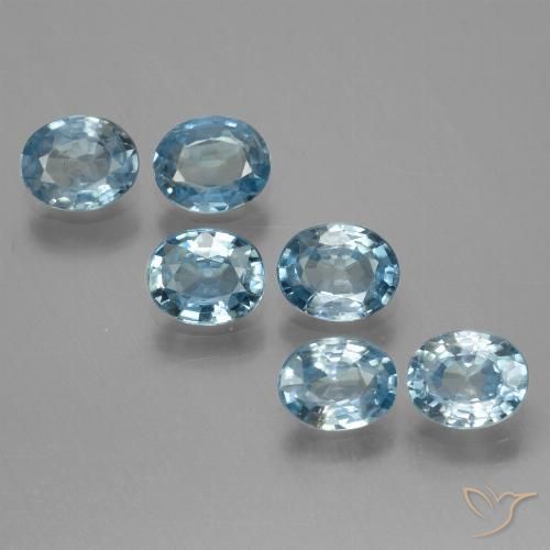 Shop natural 2.70ct ライトブルー ジルコン gems, 楕円形, from カンボジア at GemSelect. In stock, global shipping!