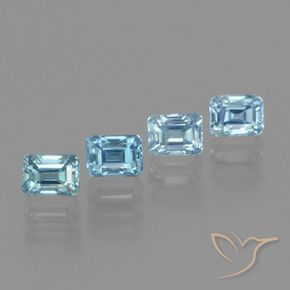 Shop natural 1.94ct ライトブルー ジルコン gems, 八角形 / エメラルドカット, from カンボジア at GemSelect. In stock, global shipping!