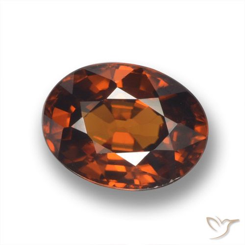 2.03ct 天然 ジンジャーブレッドブラウン ジルコン, 楕円形, VVS