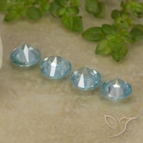 Shop natural 1.96ct ベイビーブルー ジルコン gems, ラウンド, from カンボジア at GemSelect. In stock, global shipping!