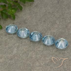 Shop natural 2.41ct ライトブルー ジルコン gems, ラウンド, from カンボジア at GemSelect. In stock, global shipping!
