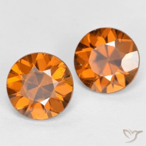 Shop natural 2.41ct ミディアムダークオレンジ ジルコン gems, ラウンド, from カンボジア at GemSelect. In stock, global shipping!