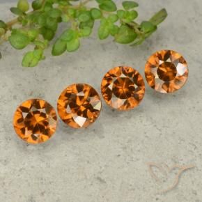 Shop natural 4.24ct ディープオレンジ ジルコン gems, ラウンド, from カンボジア at GemSelect. In stock, global shipping!