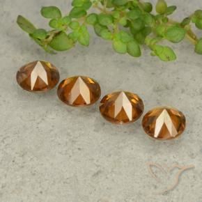Shop natural 4.24ct ディープオレンジ ジルコン gems, ラウンド, from カンボジア at GemSelect. In stock, global shipping!