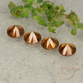 Shop natural 4.31ct ダークオレンジ ジルコン gems, ラウンド, from カンボジア at GemSelect. In stock, global shipping!