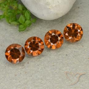 Shop natural 4.94ct アンバーオレンジ ジルコン gems, ラウンド, from カンボジア at GemSelect. In stock, global shipping!