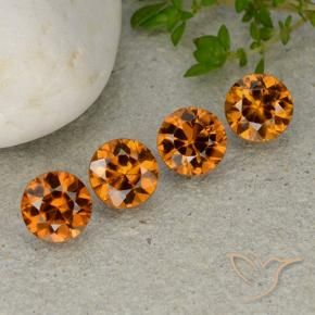 Shop natural 4.61ct 黄色がかったオレンジ ジルコン gems, ラウンド, from カンボジア at GemSelect. In stock, global shipping!