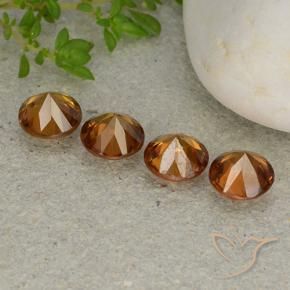 Shop natural 4.61ct 黄色がかったオレンジ ジルコン gems, ラウンド, from カンボジア at GemSelect. In stock, global shipping!