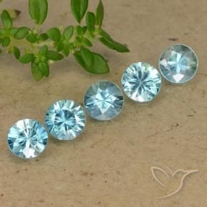 Shop natural 2.81ct アクアブルー ジルコン gems, ラウンド, from カンボジア at GemSelect. In stock, global shipping!