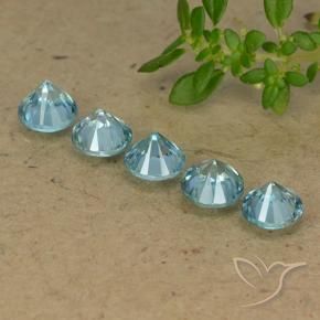 Shop natural 2.81ct アクアブルー ジルコン gems, ラウンド, from カンボジア at GemSelect. In stock, global shipping!