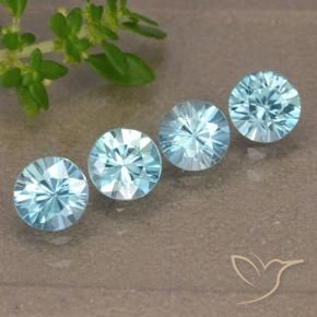 Shop natural 2.17ct ベイビーブルー ジルコン gems, ラウンド, from カンボジア at GemSelect. In stock, global shipping!