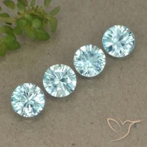 Shop natural 2.01ct 薄いマヤブルー ジルコン gems, ラウンド, from カンボジア at GemSelect. In stock, global shipping!