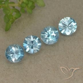 Shop natural 1.94ct 濃いベイビーブルー ジルコン gems, ラウンド, from カンボジア at GemSelect. In stock, global shipping!