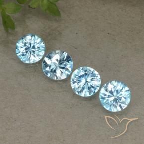 Shop natural 2.08ct ベイビーブルー ジルコン gems, ラウンド, from カンボジア at GemSelect. In stock, global shipping!