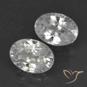 Shop natural 2.34ct クリアホワイト ジルコン gems, 楕円形, from カンボジア at GemSelect. In stock, global shipping!