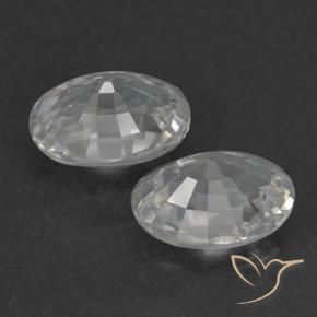 Shop natural 2.34ct クリアホワイト ジルコン gems, 楕円形, from カンボジア at GemSelect. In stock, global shipping!