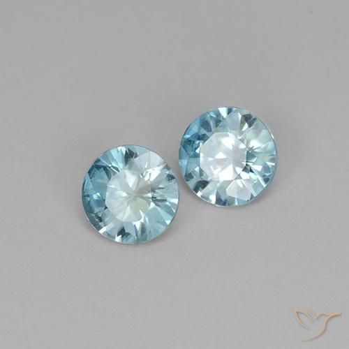 Shop natural 1.00ct ライトブルー ジルコン gems, ラウンド, from カンボジア at GemSelect. In stock, global shipping!