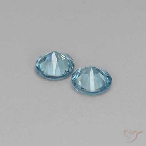 Shop natural 1.00ct ライトブルー ジルコン gems, ラウンド, from カンボジア at GemSelect. In stock, global shipping!