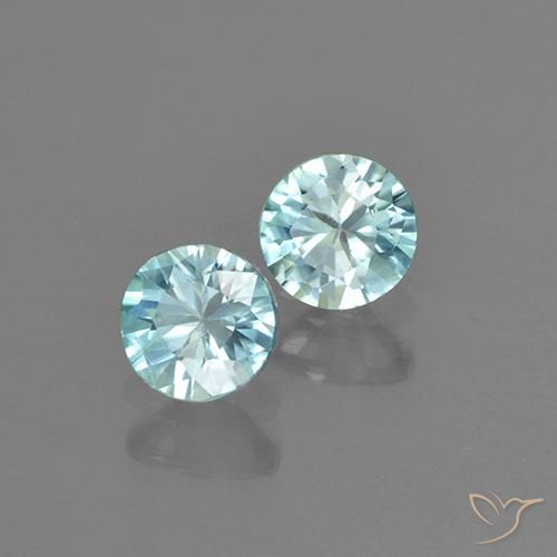 Shop natural 0.99ct ライトブルー ジルコン gems, ラウンド, from カンボジア at GemSelect. In stock, global shipping!