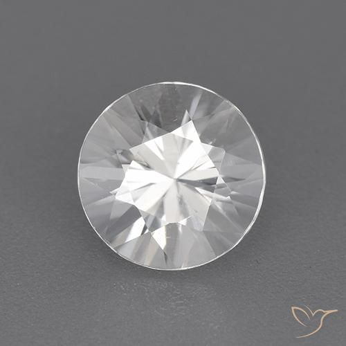 1.99ct 天然 ホワイト ジルコン, ラウンド, VVS