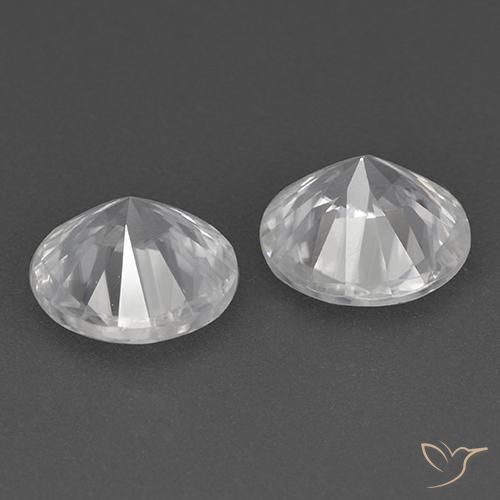 自然派の商品を探す 3.39ct ホワイト ジルコン 宝石, ラウンドカット, コロンビア からGemSelectで. 在庫あり、世界各国へ発送!