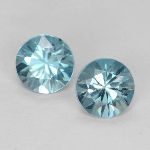自然派の商品を探す 0.96ct ミディアム緑がかった青 ジルコン 宝石, ラウンドカット, カンボジア からGemSelectで. 在庫あり、世界各国へ発送!