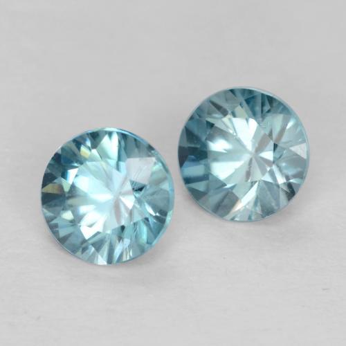 自然派の商品を探す 0.96ct ミディアム緑がかった青 ジルコン 宝石, ラウンドカット, カンボジア からGemSelectで. 在庫あり、世界各国へ発送!
