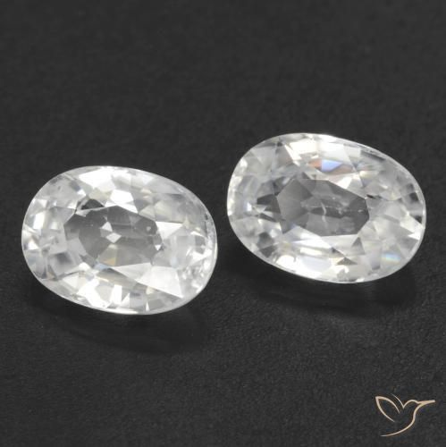 Shop natural 2.80ct ホワイト ジルコン gems, 楕円形, from カンボジア at GemSelect. In stock, global shipping!