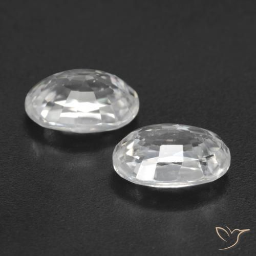 Shop natural 2.80ct ホワイト ジルコン gems, 楕円形, from カンボジア at GemSelect. In stock, global shipping!