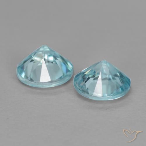 Shop natural 1.09ct ライトブルー ジルコン gems, ラウンド, from カンボジア at GemSelect. In stock, global shipping!