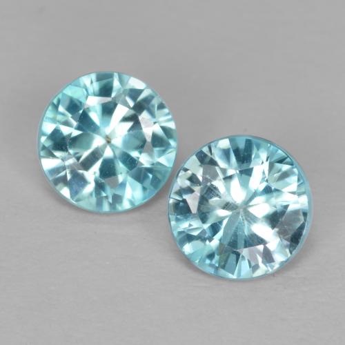 自然派の商品を探す 0.98ct ライトブルー ジルコン 宝石, ラウンドカット, カンボジア からGemSelectで. 在庫あり、世界各国へ発送!