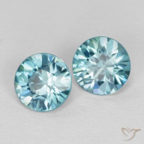 Shop natural 0.95ct ライトブルー ジルコン gems, ラウンド, from カンボジア at GemSelect. In stock, global shipping!