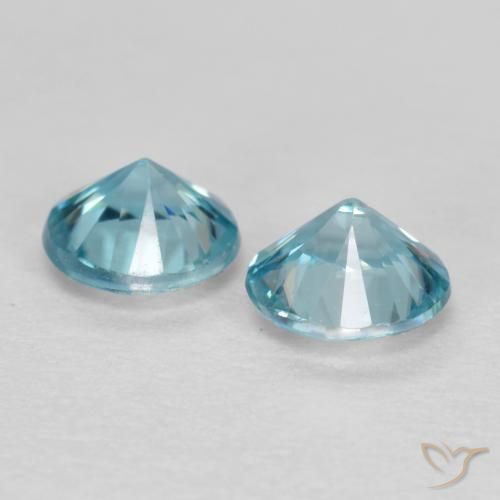 Shop natural 0.95ct ライトブルー ジルコン gems, ラウンド, from カンボジア at GemSelect. In stock, global shipping!