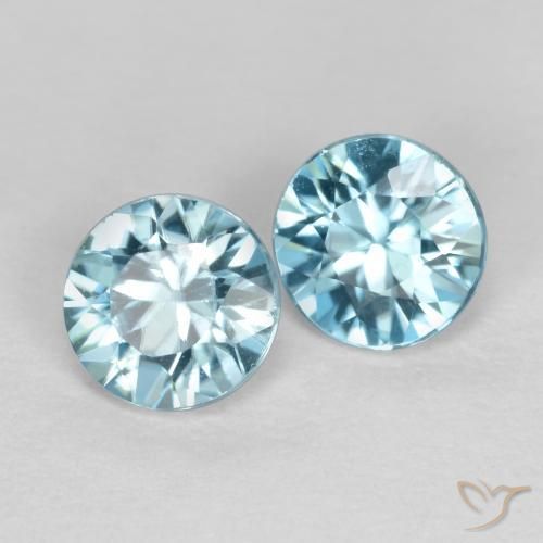 Shop natural 0.88ct ライトブルー ジルコン gems, ラウンド, from カンボジア at GemSelect. In stock, global shipping!