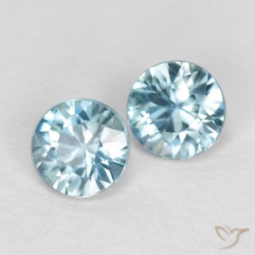 Shop natural 0.69ct ベイビーブルー ジルコン gems, ラウンド, from カンボジア at GemSelect. In stock, global shipping!