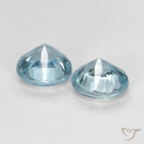 Shop natural 0.69ct ベイビーブルー ジルコン gems, ラウンド, from カンボジア at GemSelect. In stock, global shipping!