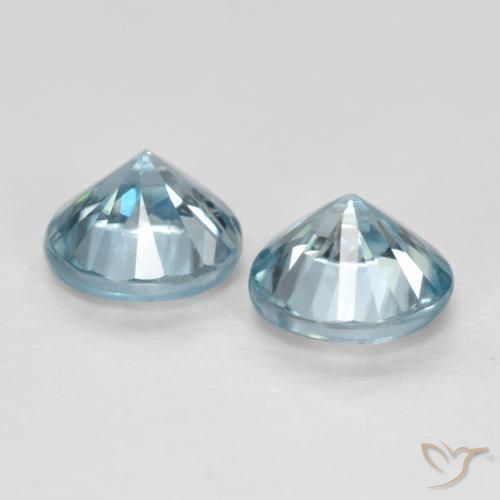 Shop natural 1.01ct ライトブルー ジルコン gems, ラウンド, from カンボジア at GemSelect. In stock, global shipping!