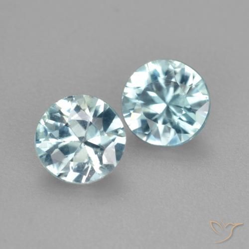 Shop natural 1.00ct ライトブルー ジルコン gems, ラウンド, from カンボジア at GemSelect. In stock, global shipping!