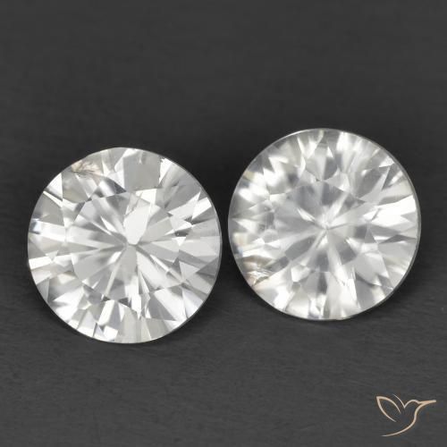 Shop natural 2.30ct ホワイト ジルコン gems, ラウンド, from カンボジア at GemSelect. In stock, global shipping!