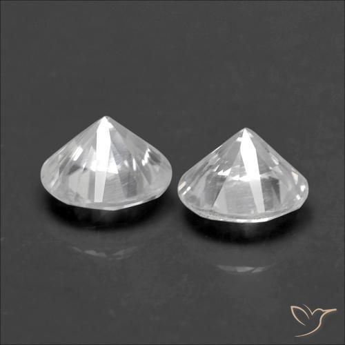 Shop natural 1.31ct ホワイト ジルコン gems, ラウンド, from カンボジア at GemSelect. In stock, global shipping!