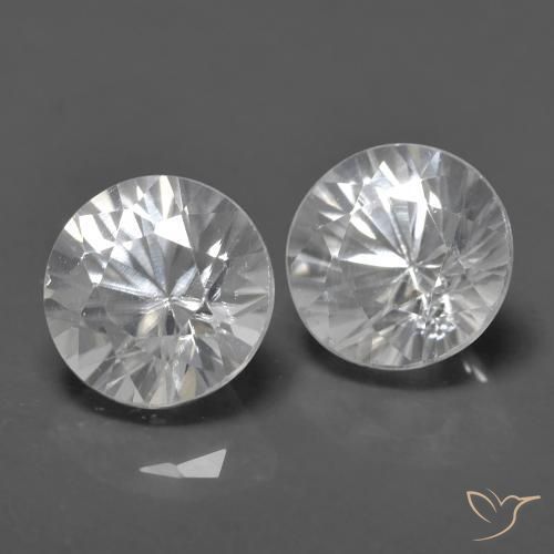 Shop natural 1.58ct ホワイト ジルコン gems, ラウンド, from カンボジア at GemSelect. In stock, global shipping!