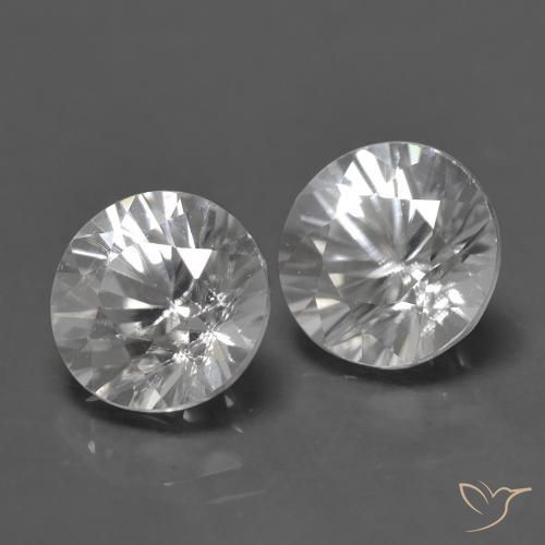 Shop natural 1.50ct ホワイト ジルコン gems, ラウンド, from カンボジア at GemSelect. In stock, global shipping!