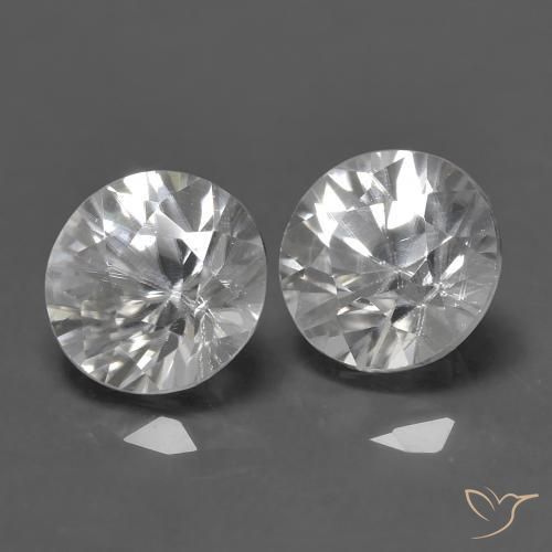 Shop natural 1.46ct ホワイト ジルコン gems, ラウンド, from カンボジア at GemSelect. In stock, global shipping!