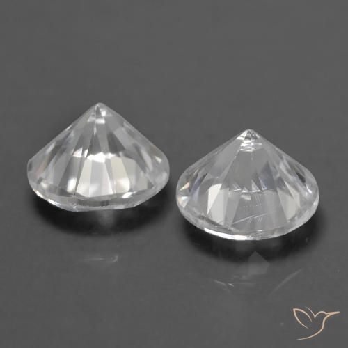Shop natural 1.46ct ホワイト ジルコン gems, ラウンド, from カンボジア at GemSelect. In stock, global shipping!
