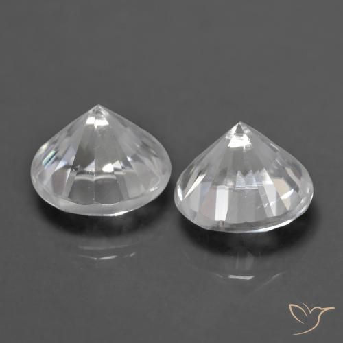 Shop natural 1.57ct ホワイト ジルコン gems, ラウンド, from カンボジア at GemSelect. In stock, global shipping!