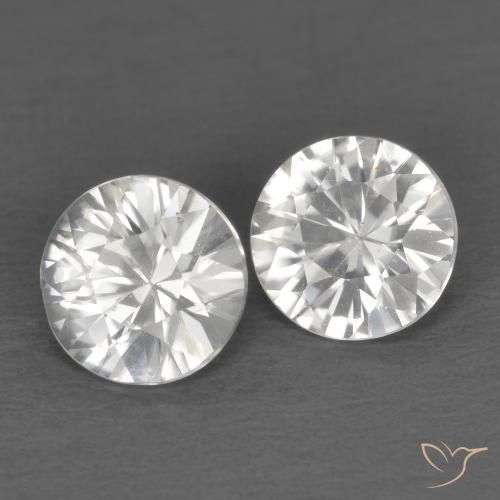 Shop natural 1.35ct ホワイト ジルコン gems, ラウンド, from カンボジア at GemSelect. In stock, global shipping!