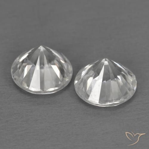 Shop natural 1.45ct ホワイト ジルコン gems, ラウンド, from カンボジア at GemSelect. In stock, global shipping!