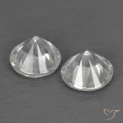 Shop natural 1.49ct ホワイト ジルコン gems, ラウンド, from カンボジア at GemSelect. In stock, global shipping!