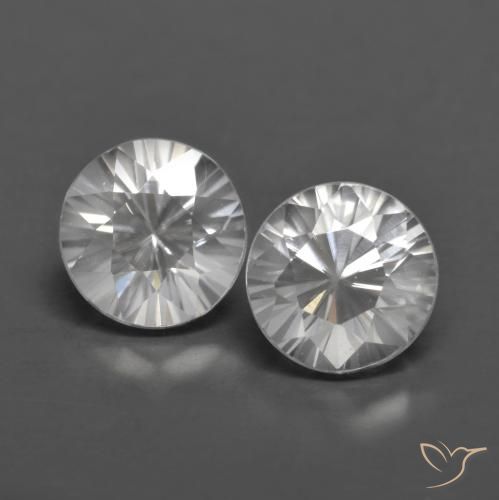 Shop natural 1.54ct ホワイト ジルコン gems, ラウンド, from ミャンマー at GemSelect. In stock, global shipping!