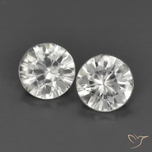 Shop natural 1.29ct ホワイト ジルコン gems, ラウンド, from ミャンマー at GemSelect. In stock, global shipping!
